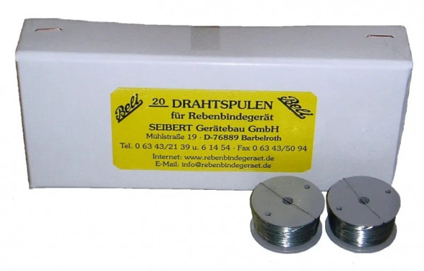 Beli Drahtrolle 0,40 mm - 1 Karton mit 20 Spulen á 80g